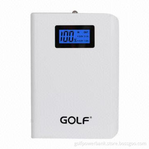 8,800mAh Battery Power Bank, Dual-USB Output, LCD Digital Display Indicator